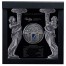 Fiji The War Rooms Versailles Series MASTERPIECES IN STONE Silver coin $10 Antique finish 2018 Genuine sodalite inset 3 oz